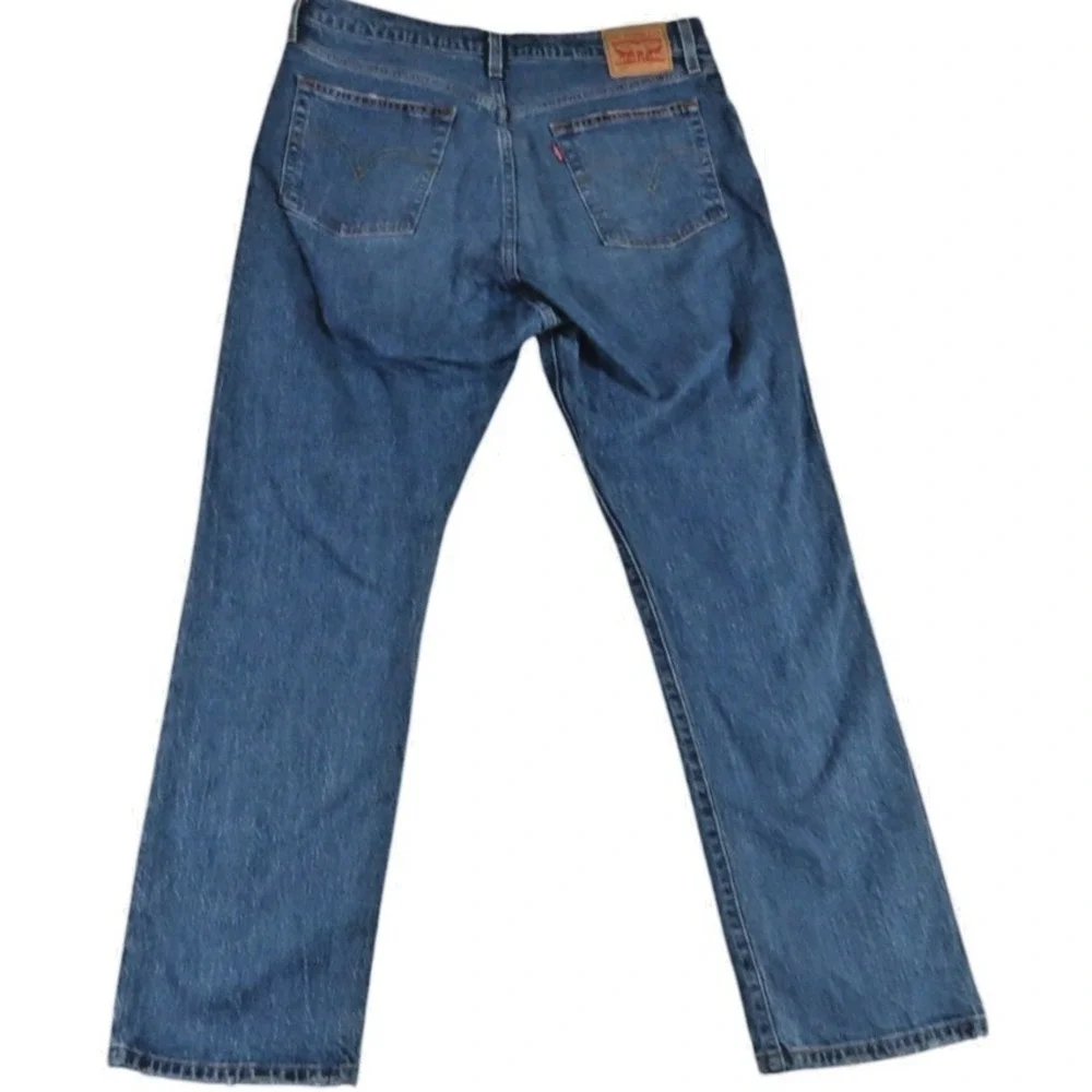 Levis 501 Original Fit Jeans Men 32x30 Button Fly Blue Denim Classic Straight